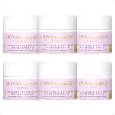 Imagem de Kit Giovanna Baby Classic: 6 Desodorantes em Creme Antiperspirante 55g