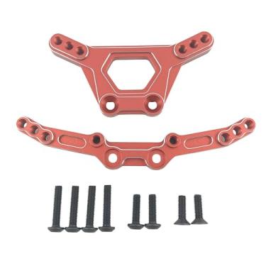 Imagem de Aluminum Alloy Front & Rear Shock Towers 10538 for 1/10 4-Tec Drift RC Car Upgrade Parts (Red)