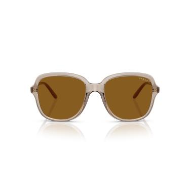 Imagem de Óculos de Sol Vogue Eyewear Polarizado 0VO5601S 299083 Tam 53 / Marrom Claro - Lentes Marrom