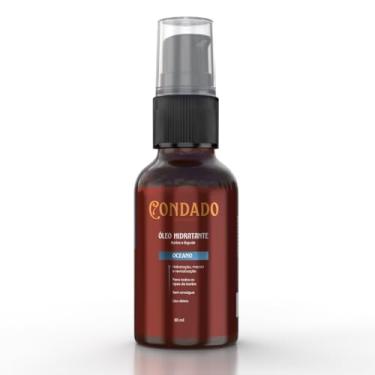 Imagem de Óleo Hidratante Capilar 30g Oceano Masculino Condado Hidratação Maciez Revitalização Cabelo Barba