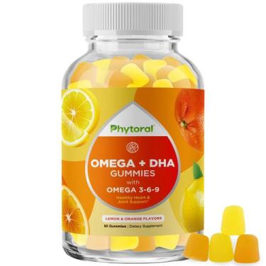 Imagem de Suplemento de gomas Phytoral DHA Omega 3 para adultos 60 mastigáveis