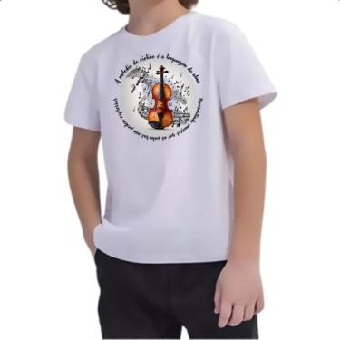 Imagem de Camiseta Infantil Alma do violino - Alearts, 2