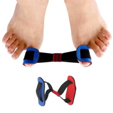 Imagem de Corretor joanete extensor dedão dos pés elástico - SWG, AZUL, ÚNICO