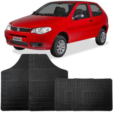 Imagem de Jogo 4 Peças Tapete Carro Borracha Car Floor Fiat Palio
