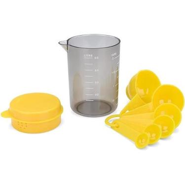 Imagem de Copo Medidor + Colher Medidora Descomplica Brinox