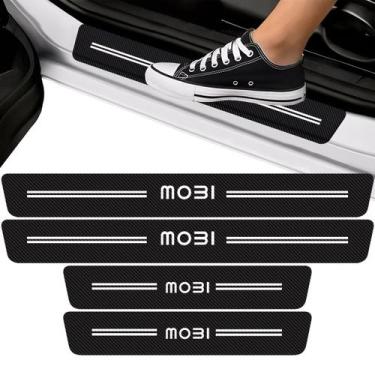 Imagem de Kit Soleira de Porta Para Mobi Fibra de Carbono Protetora - SPORTINOX
