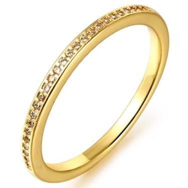 Imagem de LOMISS ANEL FOLHEADO A OURO 18K APARADOR DE ALIANÇA (Ouro, 21)