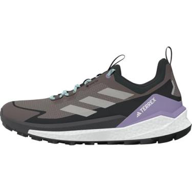 Imagem de adidas Tênis feminino de cano baixo Terrex Free Hiker 2.0 Gore-tex, Trace Brown/Wonder Alumina/Carbono, 37