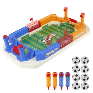 Imagem de Mini jogo de futebol de mesa de pebolim para crianças, mini jogos de pebolim de futebol, mesa de futebol, pinball para sala de jogos interna, mesa portátil, jogo de tabuleiro esportivo