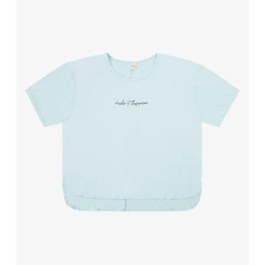 Imagem de Blusa Mullet Feminina Rovitex Azul, M, Azul