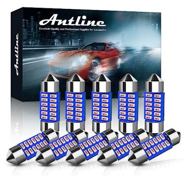 Imagem de Antline 6614 6641 6612F 6615 F30-WHP TS-14V1CP 28MM 29MM Lâmpada LED Roxa, Canbus Super Brilhante Livre de Erros Substituições de 12 Volts para Interior Dome Map Vanity Mirror Sun Visor Lights (pacote