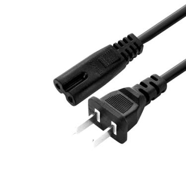 Imagem de Cabo de alimentação de substituição para Bose Wave Music System AWRCC1 Radio CD Player, carregador JBL PartyBox - Cabo CA de 2 pinos