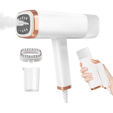 Imagem de YFIXQNSU Vaporizador Portátil Para Roupas - Limpador A Vapor Dobrável, Aquecimento Rápido De 20 Segundos, Removedor Rugas Tecidos, Deixa Macias E Suaves
