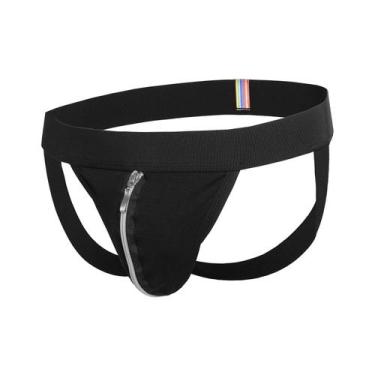 Imagem de Jockstrap com Ziper Versátil Ativo - Beebas, Preto, XG