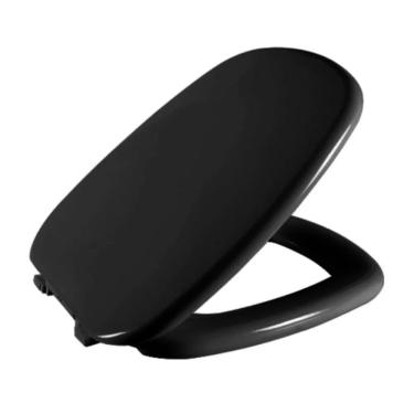 Imagem de Assento Almofadado Angra Preto Tampa Bacia Logasa Da Astra