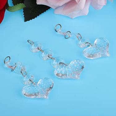 Imagem de Generic Pérolas Acrílicas, Decoração Pendente de Acrílico DIY, Pérola de Bola Transparente Durável para Usar Acrílico para Decoração (J tipo)