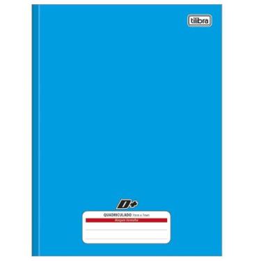 Imagem de Caderno Univ. Brochura 1x1 96 Fls Quadrinho 7x7 D+ Azul - Tilibra