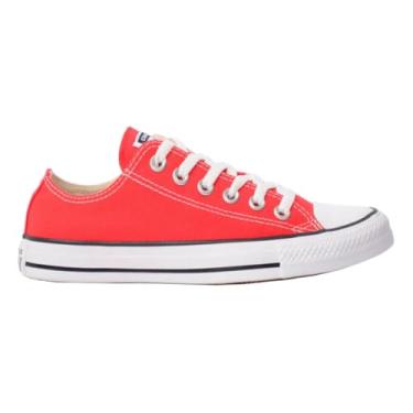 Imagem de Tênis Converse All Star Plus Size Ox - Cano Baixo, Confortável, Versátil, Original e Ideal para o Dia a Dia (Vermelha, BR, Adulto, Numérico, 44)