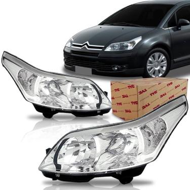 Imagem de Farol citroen c4 pallas e hatch 2007 08 09 10 11 12 2013 le