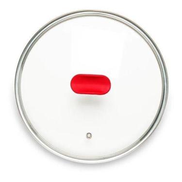 Imagem de Tampa De Vidro Ichef Polishop - 24 Cm - Shark Series, Vermelho