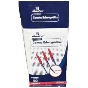 Imagem de Caneta Esferográfica 1.0 Mm Vermelha Caixa 150 Unidades