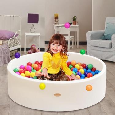 Imagem de Espuma viscoelástica redonda macia para bebês Ball Pit HARBOLLE 120 cm