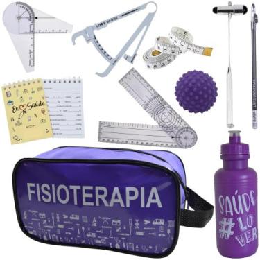 Imagem de Kit De Fisioterapia Goniometro Martelo Buck - Love Saude, NECESSAIRE F