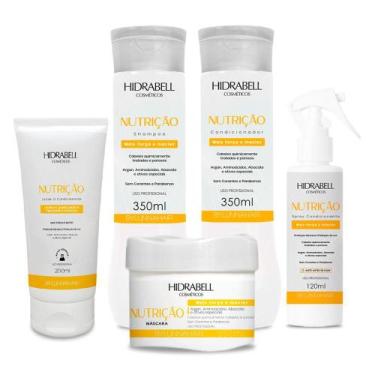 Imagem de Combo Nutrição Cronograma Capilar Hidrabell Completo