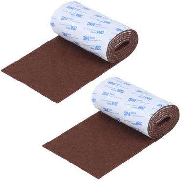 Imagem de Protectores para Muebles VOCOMO Cinta de Fieltro Marrón 102x13x0,3 cm 