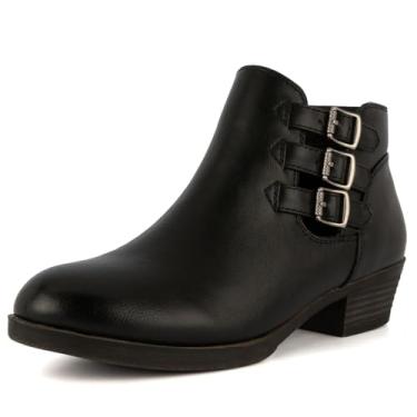 Imagem de Bota feminina Tommy Ankle da London Fog, Preto, 6.5