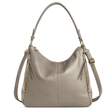 Imagem de Bolsa Feminina Estilosa de Ombro Elegante Versátil Para Trabalho Dia a Dia Passeios Espaçosa Moderna (Caqui)