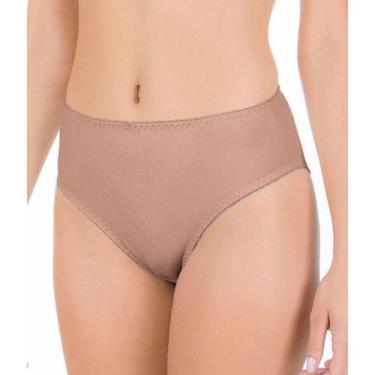 Imagem de Calcinha Cavada Duloren 129519 Reforço Frontal, Castanha, M
