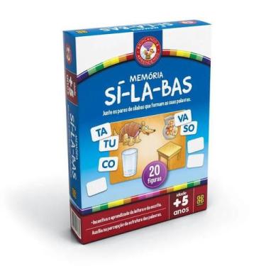 Imagem de Jogo de Memória Sí-la-bas - 40 cartelas e 5 tabuleiros - Grow