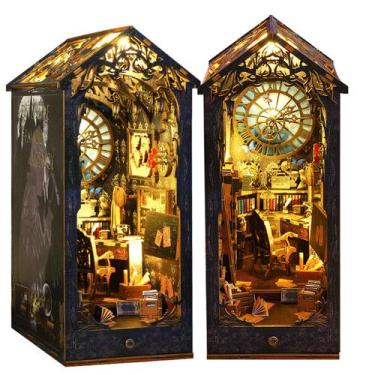 Imagem de Kit DIY Book Nook Agency Shylamb com móveis e luz