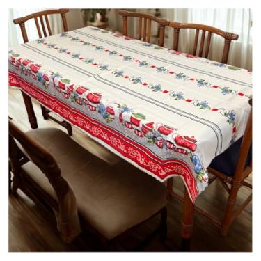 Imagem de Toalha para Mesa 6 Lugares 2,00 x 1,40cm Tecido Oxford Retangular Fácil de Limpar(Modelo - 29)