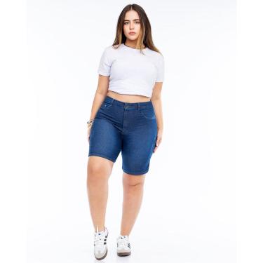 Imagem de Bermuda Jeans Feminina Plus. - 31310