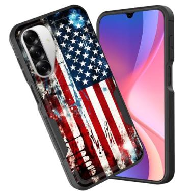 Imagem de CICPLKSE Capa protetora para Galaxy A17 5G, camada dupla, híbrida, à prova de choque, rígida, policarbonato macio, TPU (poliuretano termoplástico), capa protetora para Samsung Galaxy A17 5G 6,7