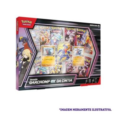 Imagem de Pokémon TCG, Box Coleção Garchomp ex da Cíntia