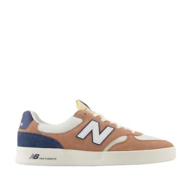 Imagem de New Balance Tênis masculino Ct300 V3, Deslizamento de terra/branco/índigo vintage, 36