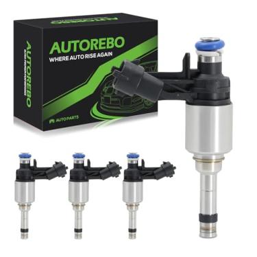 Imagem de Conjunto de 4 injetores de combustível compatíveis com Ford Edge Escape Explorer Focus Fusion Taurus Land Rover Discovery Sport LR2 Evoque Lincoln MKC MKT MKZ 2.0L # Substitui FJ1140 BB5Z-9F593-B BB5Z