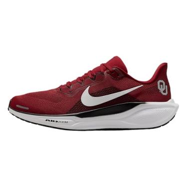 Imagem de Nike Oklahoma Pegasus 41 Tênis de corrida masculino College Road (Team Crimson/preto/branco), Team Crimson/preto/branco, 43