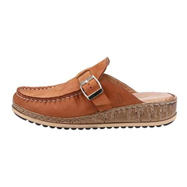 Imagem de Hush Puppies Sandália feminina Slide, Nobuck marrom, 5