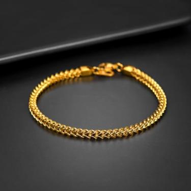 Imagem de Pulseira masculina de aço inoxidável cubano/trigo/cobra/fígaro pulseiras de pulso 3/4,5/6/9/13 mm de largura joias hip hop, 21CM, Aço inoxidável, Sem Pedra Preciosa