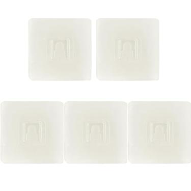 Imagem de YYST Suportes de varão de cortina autoadesivos sem broca suportes ganchos almofadas (5)