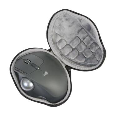 Imagem de Capa protetora de mouse rígido de viagem bolsa de transporte compatível com Logitech M575/ M570/ MX Ergo/MX Ergo S, compatível com Nulea M501/ para mouses USB Trackball sem fio ergonômicos ProtoArc
