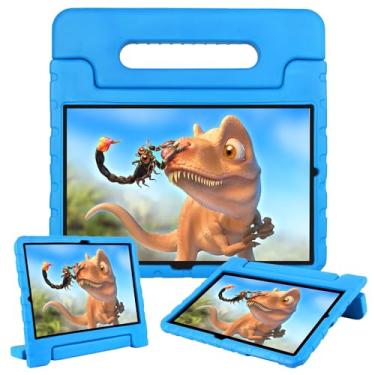 Imagem de BILLISGOVA Capa para Samsung Galaxy Tab S7 FE/S7 Plus/S8 Plus com suporte para lápis e alça antiderrapante, nova capa super protetora de 12,4 polegadas para Tab S8+/2021 Tab S7 FE/2020 S7+ azul