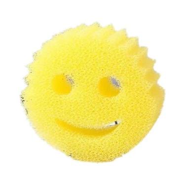 Imagem de Esponja De Limpeza Com Rosto Sorridente 2/4PCS, Almofada De Limpeza Fo