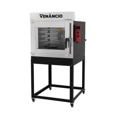 Imagem de Forno Turbo 5 Esteiras Elétrico Mono Twister Ext Pintado Int Galv FVT5EM Venâncio 57380 220V
