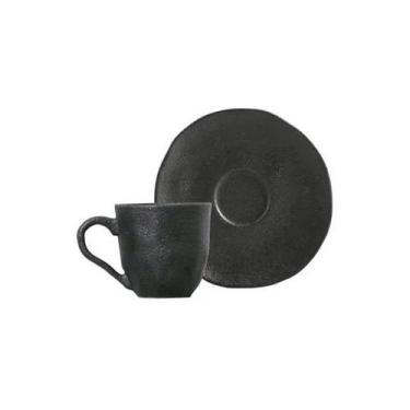 Imagem de Xicara De Cafe Organico Stoneware Onyx 1O Classific Porto Brasil