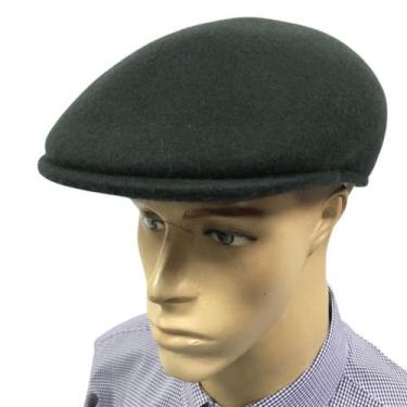 Imagem de Boina Masculina Pralana Verde Sem Bordado Em Lã, Verde, Escuro, M